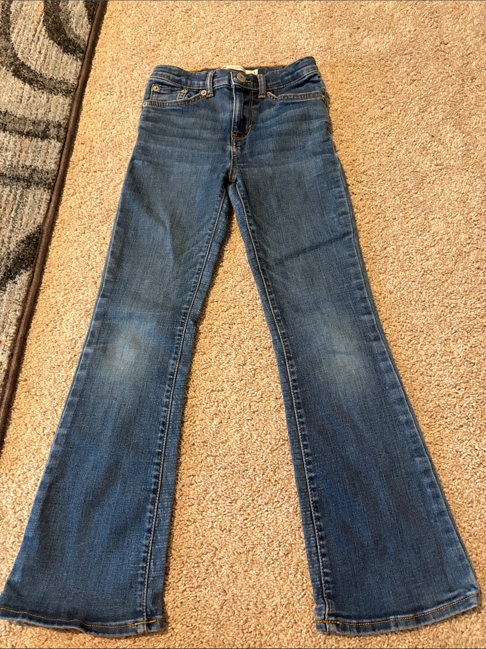 Levi's Girl’s Medium Blue Flare Jeans